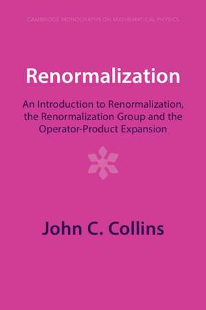 Renormalization: An Introduction to Renormalization, the Renormalization Group and the Operator-Product Expansion de John C. Collins