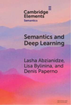 Semantics and Deep Learning de Lasha Abzianidze