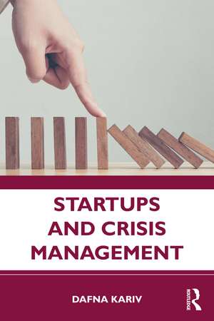 Startups and Crisis Management de Dafna Kariv