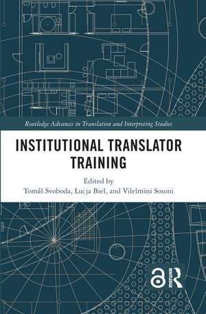 Institutional Translator Training de Tomáš Svoboda