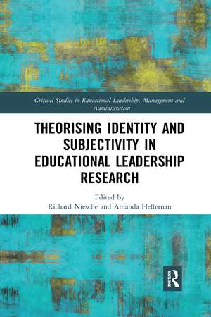 Theorising Identity and Subjectivity in Educational Leadership Research de Richard Niesche