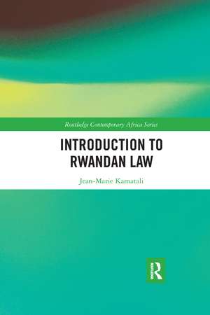 Introduction to Rwandan Law de Jean-Marie Kamatali