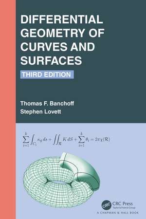 Differential Geometry of Curves and Surfaces de Thomas F. Banchoff