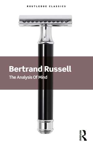 The Analysis of Mind de Bertrand Russell