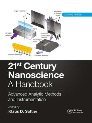 21st Century Nanoscience - A Handbook: Advanced Analytic Methods and Instrumentation (Volume 3) de Klaus D. Sattler