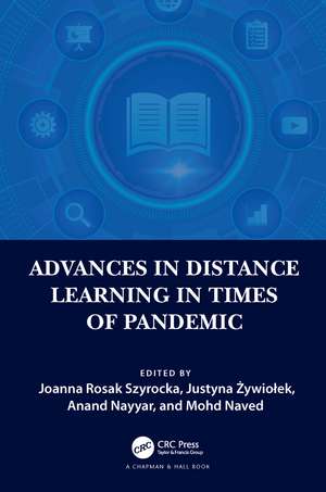 Advances in Distance Learning in Times of Pandemic de Joanna Rosak Szyrocka