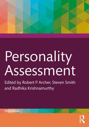 Personality Assessment de Robert P. Archer