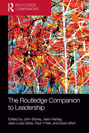 The Routledge Companion to Leadership de John Storey