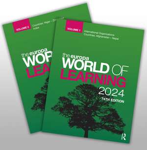 The Europa World of Learning 2024 de Europa Publications