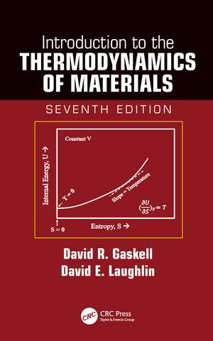 Introduction to the Thermodynamics of Materials de David R. Gaskell