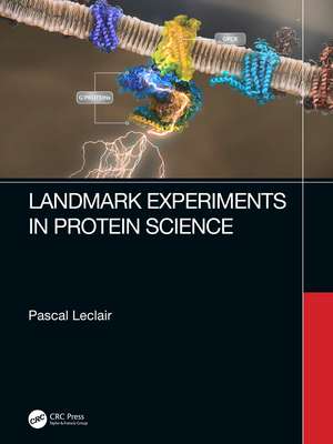 Landmark Experiments in Protein Science de Pascal Leclair