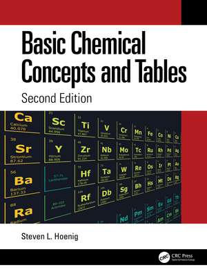 Basic Chemical Concepts and Tables de Steven L. Hoenig