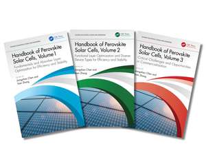 Handbook of Perovskite Solar Cells, Three-Volume Set: Towards Stability, Large Area, and Commercialization de Jiangzhao Chen