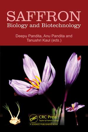 SAFFRON: Biology and Biotechnology de Deepu Pandita