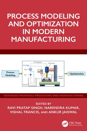 Process Modeling and Optimization in Modern Manufacturing de Ravi Pratap Singh