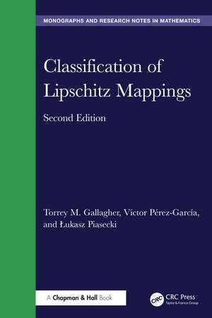 Classification of Lipschitz Mappings de Torrey M. Gallagher