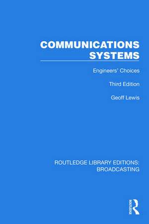 Communications Systems de Geoff Lewis