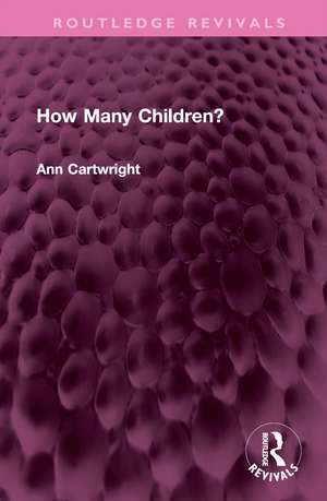 How Many Children? de Ann Cartwright