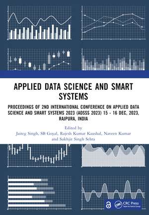 Applied Data Science and Smart Systems de Jaiteg Singh