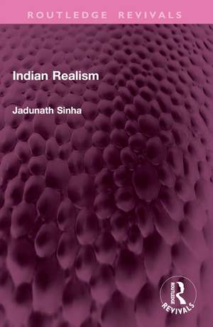 Indian Realism de Jadunath Sinha