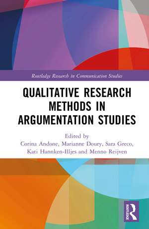 Qualitative Research Methods in Argumentation Studies de Corina Andone