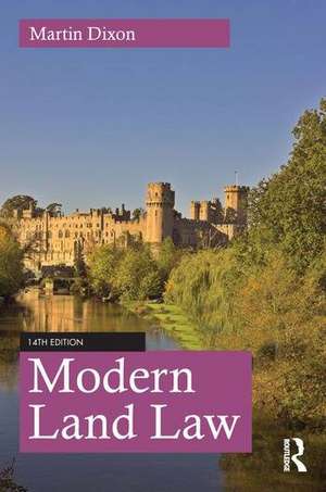 Modern Land Law de Martin Dixon