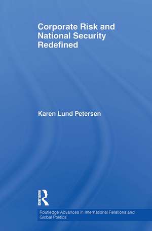 Corporate Risk and National Security Redefined de Karen Lund Petersen