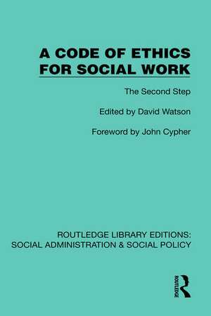 A Code of Ethics for Social Work