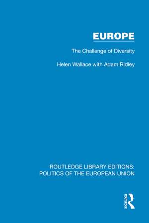 Europe: The Challenge of Diversity de Helen Wallace