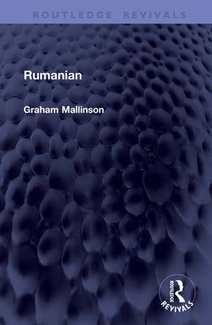 Rumanian de Graham Mallinson