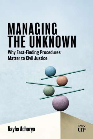 Managing the Unknown de Nayha Acharya