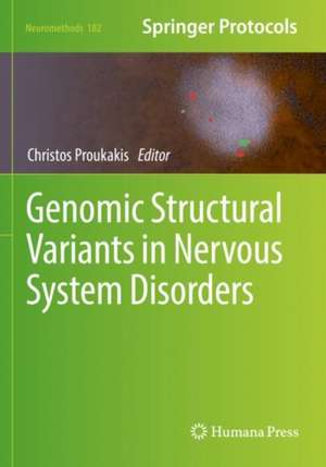 Genomic Structural Variants in Nervous System Disorders de Christos Proukakis