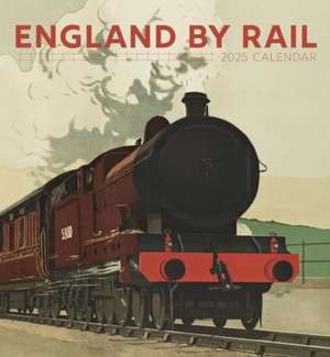 England by Rail 2025 Wall Calendar de Pomegranate