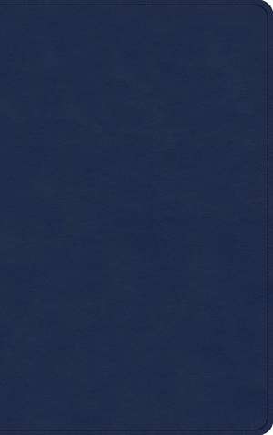 KJV Single-Column Personal Size Bible, Navy Leathertouch de Holman Bible Publishers