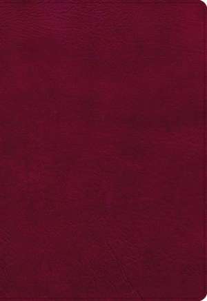 NASB Super Giant Print Reference Bible, Burgundy Leathertouch de Holman Bible Publishers