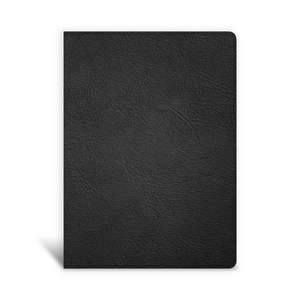 KJV Single-Column Wide-Margin Bible, Holman Handcrafted Collection, Black Premium Goatskin de Holman Bible Publishers