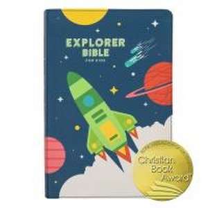 CSB Explorer Bible for Kids, Blast Off Leathertouch, Indexed de Csb Bibles By Holman