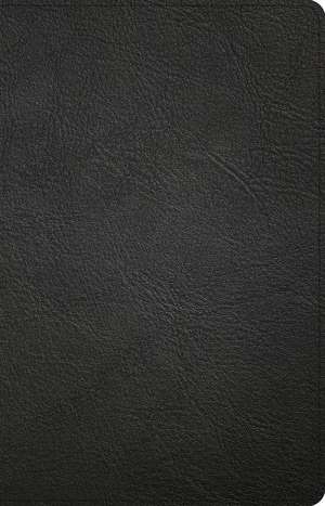 CSB Thinline Bible, Black Genuine Leather de Csb Bibles By Holman