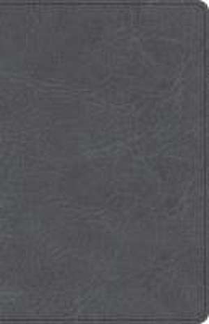 CSB Thinline Bible, Charcoal Leathertouch de Csb Bibles By Holman