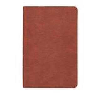 CSB Thinline Reference Bible, Burnt Sienna Leathertouch de Csb Bibles By Holman