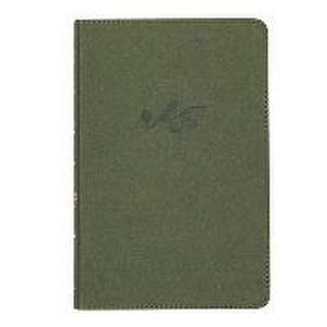 CSB Thinline Reference Bible, Olive Leathertouch de Csb Bibles By Holman