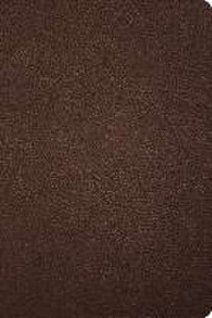 CSB Large Print Thinline Bible, Holman Handcrafted Collection, Brown Premium Goatskin de Csb Bibles By Holman