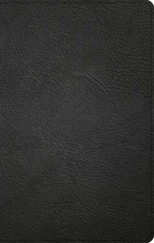 KJV Thinline Reference Bible, Black Genuine Leather de Holman Bible Publishers