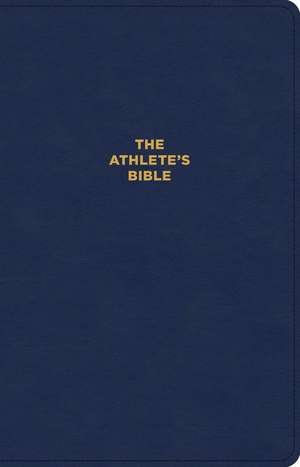 The CSB Athlete's Bible, Navy Leathertouch de Fellowship of Christian Athletes