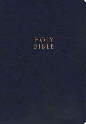 CSB Super Giant Print Reference Bible, Navy Leathertouch, Indexed de Csb Bibles By Holman