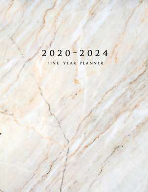 2020-2024 Five Year Planner: Large 60-Month Schedule Organizer with Marble Cover (Volume 1) de Edward Planners