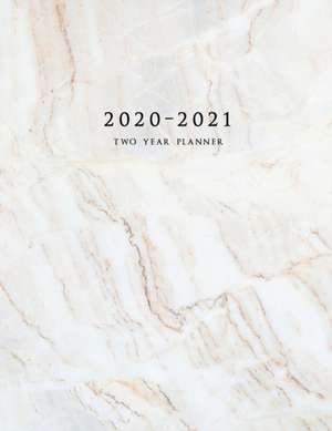 2020-2021 Two Year Planner: Large Monthly Planner with Inspirational Quotes and Marble Cover (Volume 3) de Jhk Planners