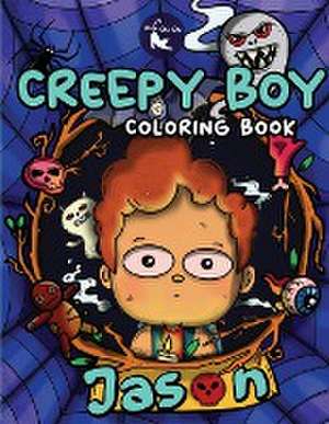 Creepy Boy Jason Coloring Book de Mula Cha Cha