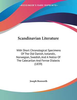 Scandinavian Literature de Joseph Bosworth