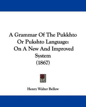 A Grammar Of The Pukkhto Or Pukshto Language de Henry Walter Bellew